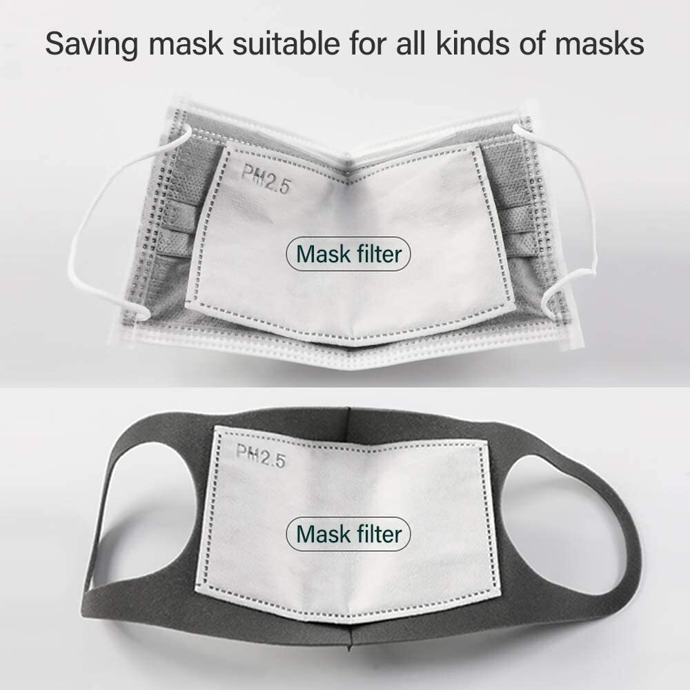 PM2.5 5 Layer Carbon Face Super Fresh Air Mask Filter Replacements