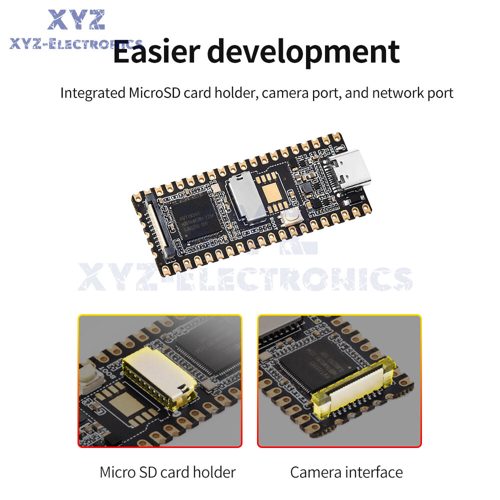 Luckfox Pico RV1103 Linux AI Development Board ARM Cortex-A7 Processor 64MB DDR2