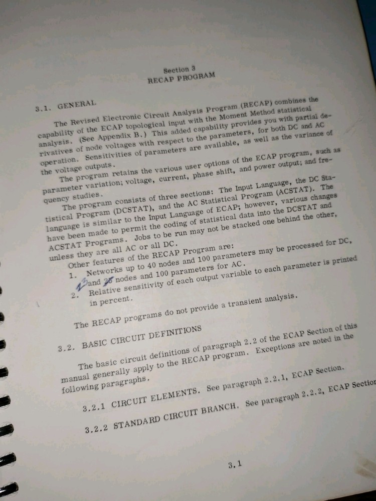 Circuit Design and Analysis Using The Digital Computer - General Dynamics 1965
