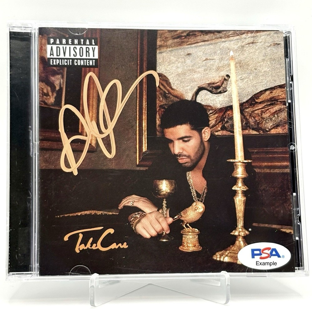 Drake PSA/DNA Autographed CD Take Care CLB Ice Man NWTS OVO
