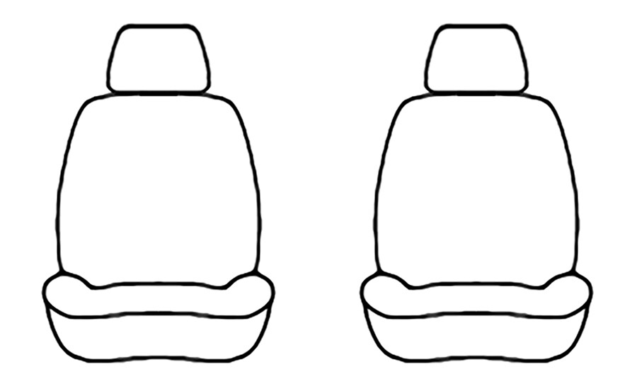 CUSTOM CAMO FRONT & REAR SEAT COVERS for the 2014-2018 Chevy Silverado Crew