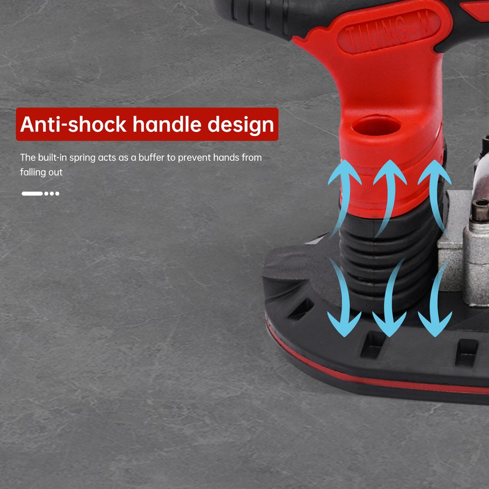 6 Speed Tile Installation Tool Vibration-Machine Handheld Tiling Leveling Laying