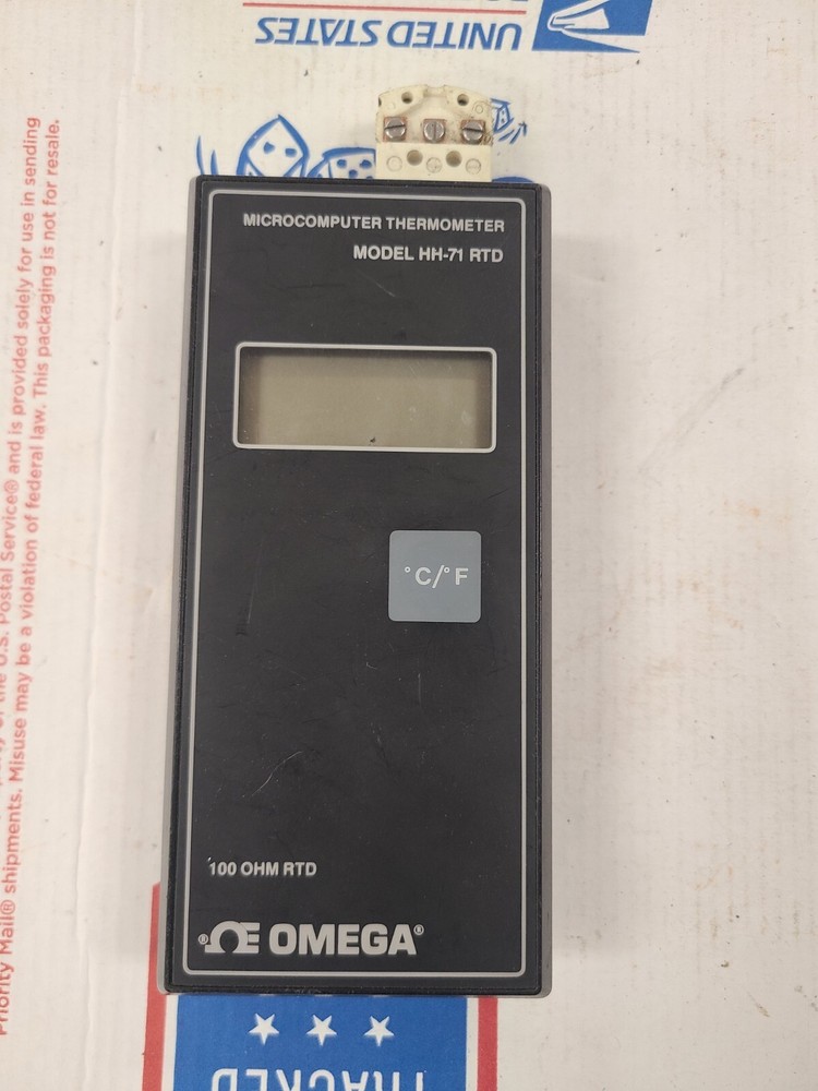 OMEGA HH-71 RTD MICROCOMPUTER THERMOMETER