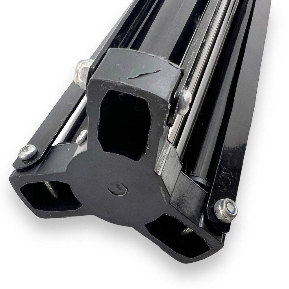 Two 7’ 3-Section Photography Light Stands 1/4” Stud Tip Connector