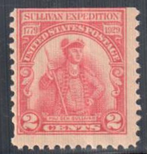 SC#657 - 2c Major General John Sullivan MNH