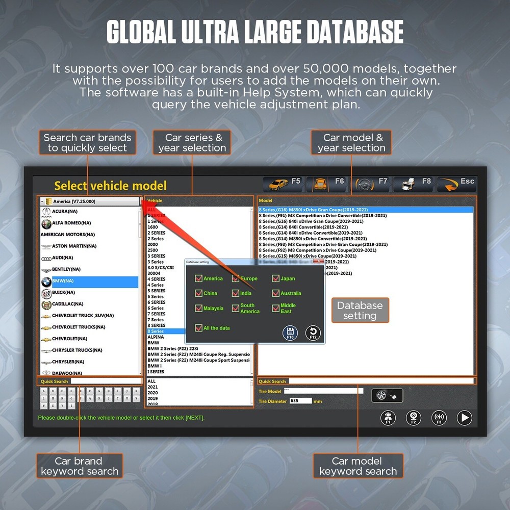 Wheel Alignment Machine Fully Automatic 3D Tire Aligner System Alignment Tool