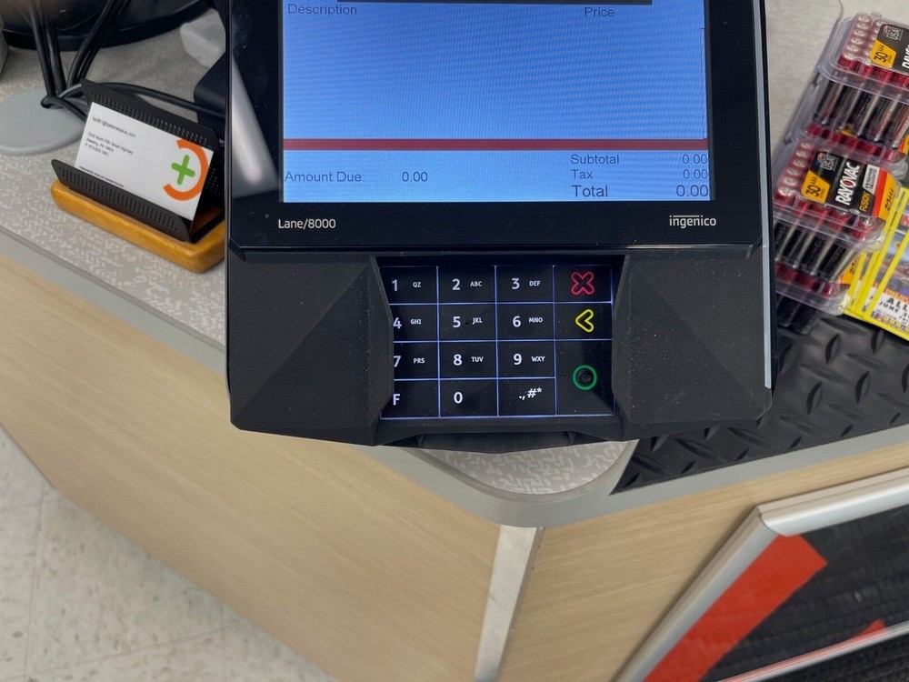 HP Computer, w/Ingenico, scanner, receipt printer, label printer & cash drawer