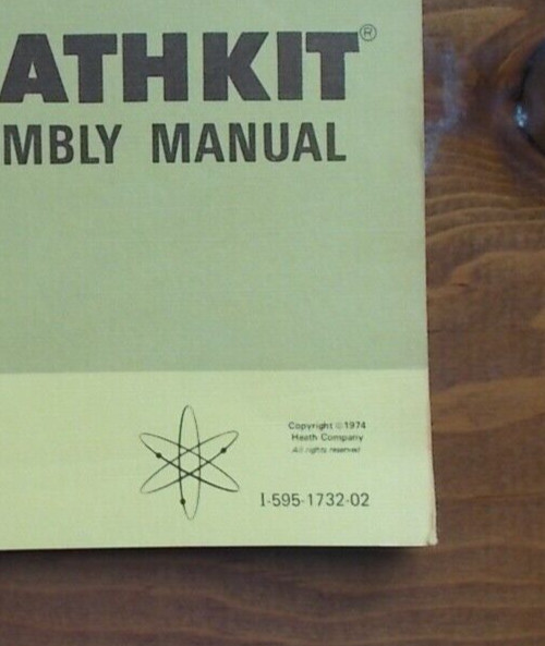 HEATHKIT MANUAL Code Oscillator -model HD-1416 original manual 1-595-1732-02