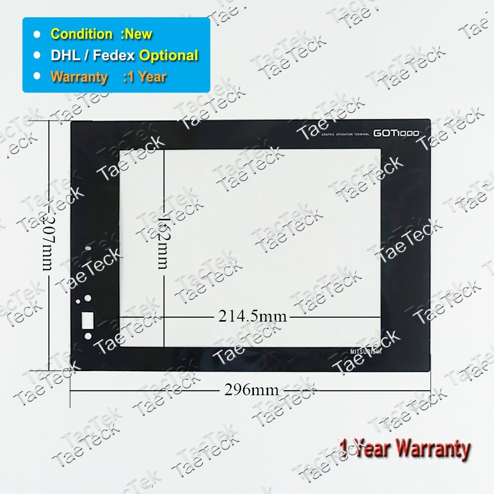 Touch Screen Panel Digitizer for GT1572-STBD GT1572-STBA + Overlay #