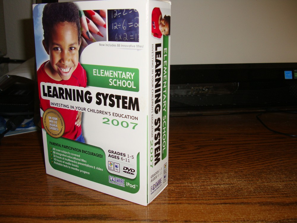 Fogware Elementary School Learning System 2007 for PC, Mac( sealed retail box)