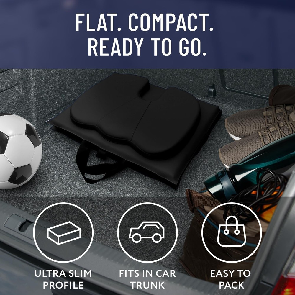 Stadium Seats with Back Support - Adjustable Memory Foam Bleacher Chairs with...