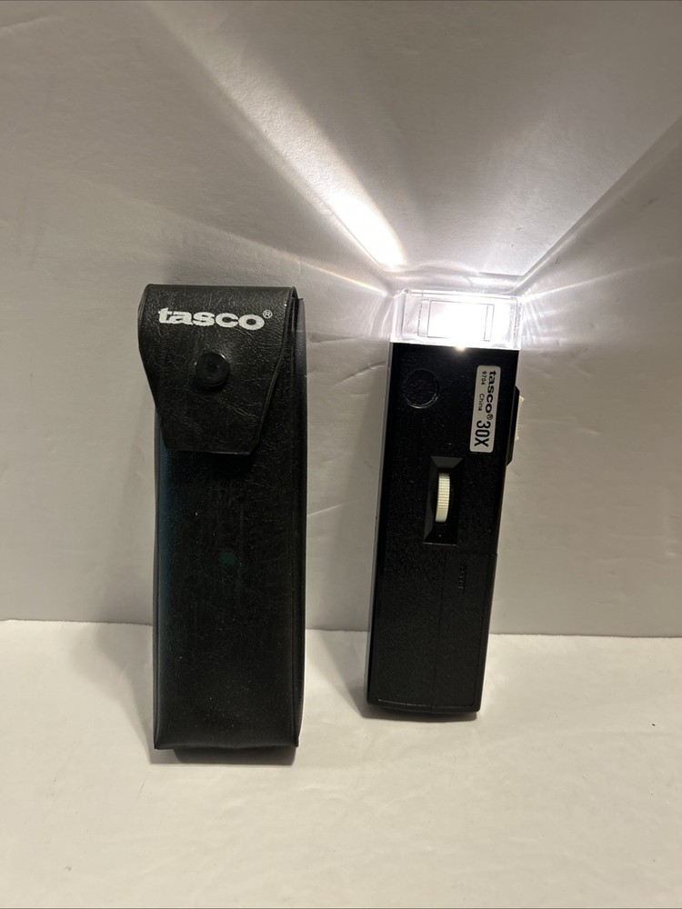 Tasco 30X Illuminated Microscope Model 9704 with Case