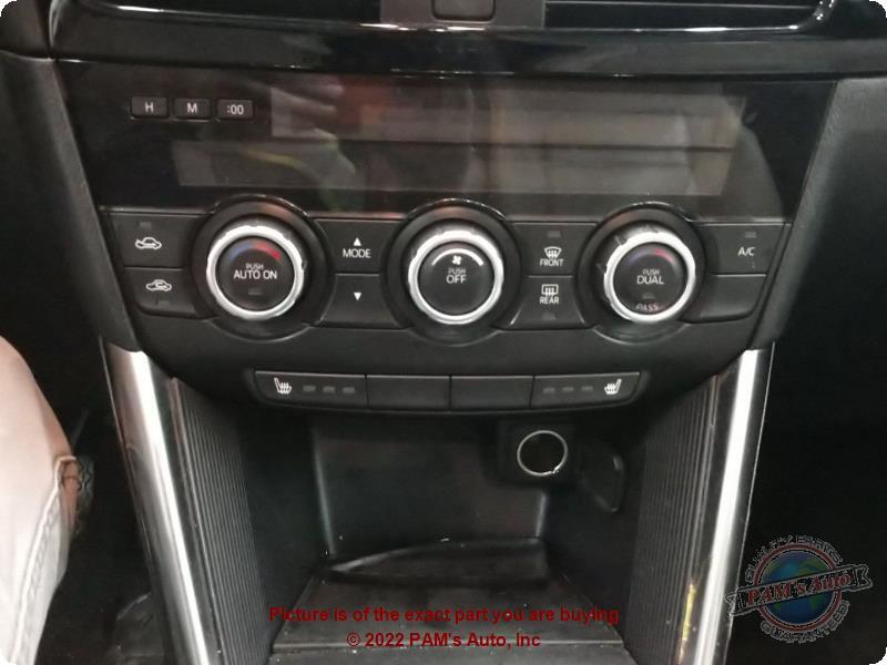 Used A/C Selector Switch fits: 2015 Mazda CX-5 dual zone automatic control Grade