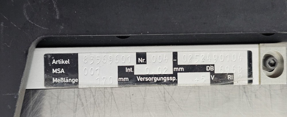 Microscope Stage with RSF Encoders and a Boeckeler Microcode II Digital Readout