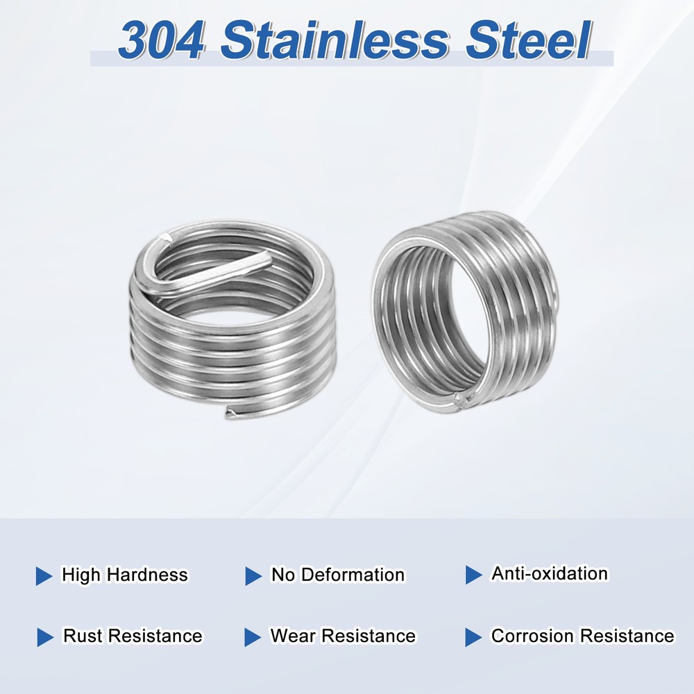20pcs Wire Thread Inserts 5/16-24 UNF 1D 7.9mm Helical Threaded Sleeve