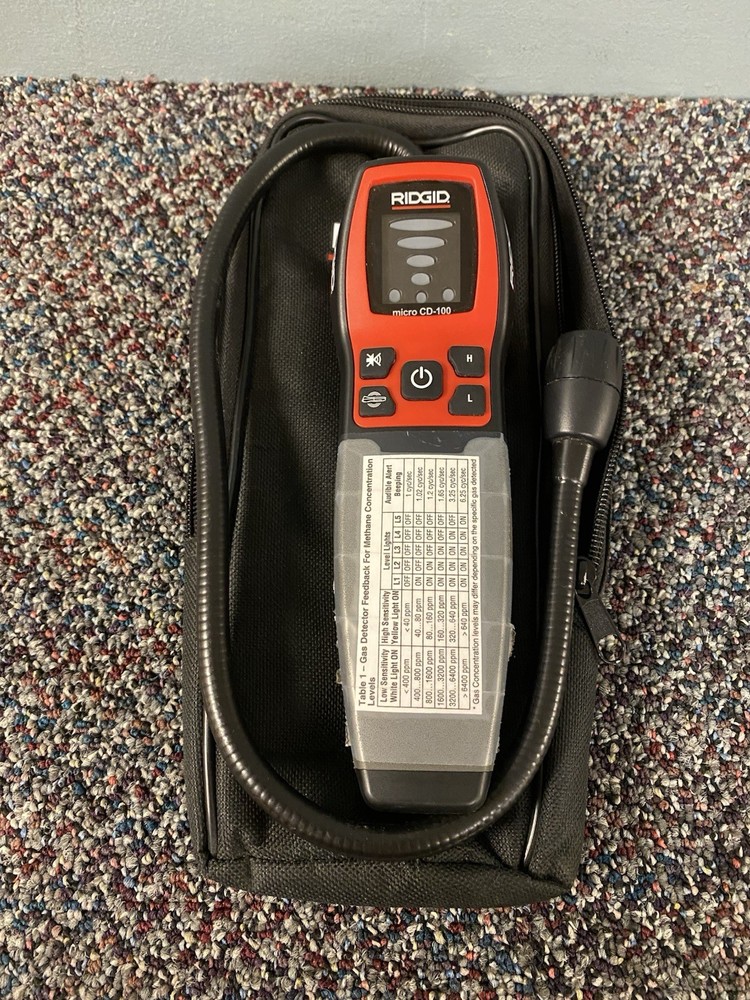 RIDGID Micro CD-100 Combustible Gas Detector - Grey