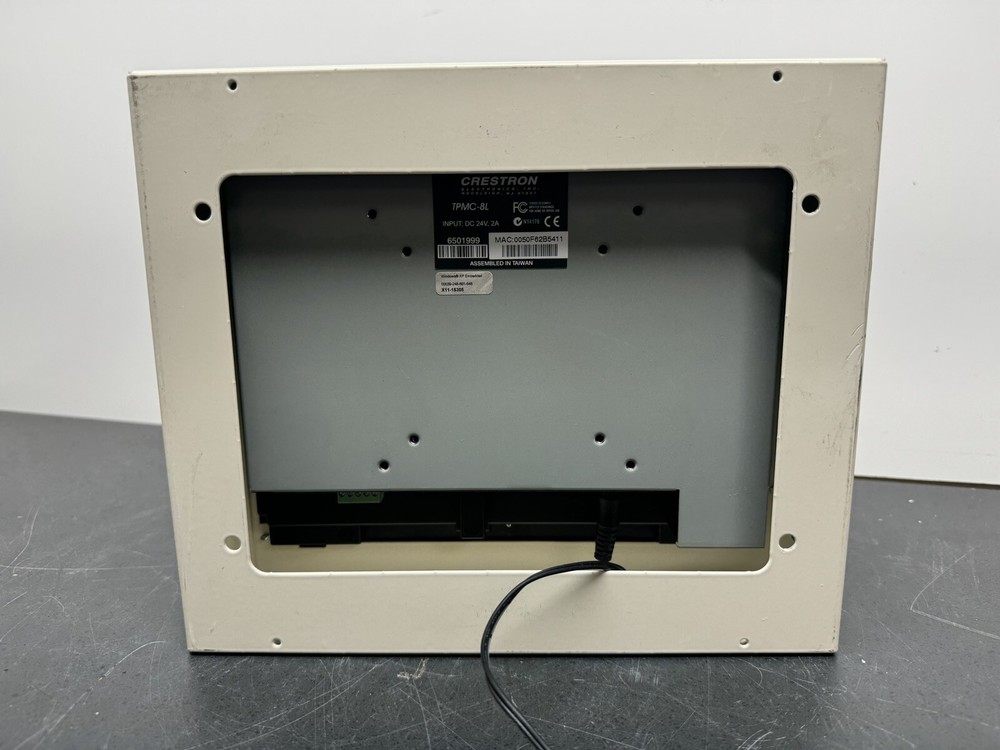 CRESTRON TPMC-8L (WHITE) TOUCH PANEL Working Condition (no Ac Adapter). G-31