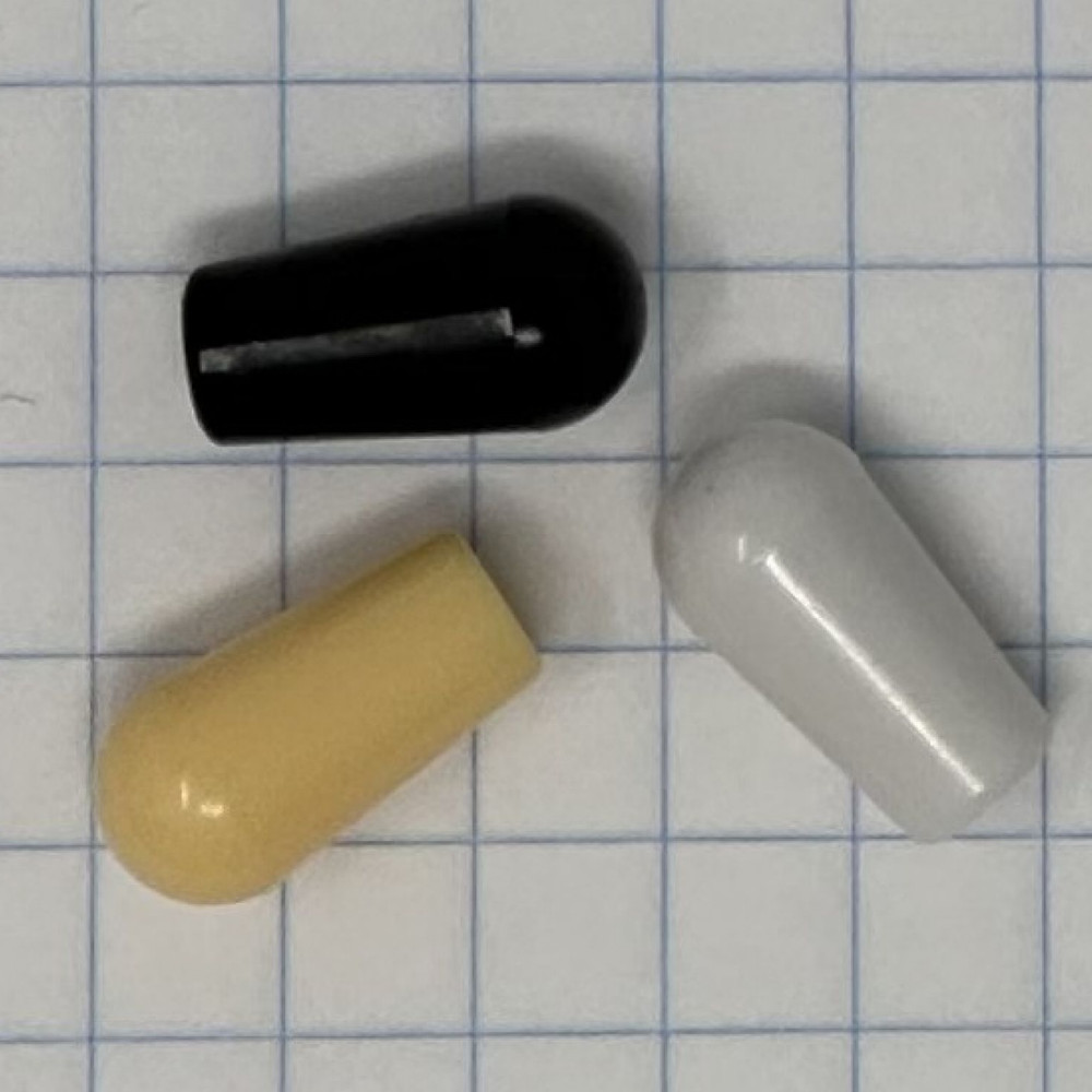 Electric Guitar Toggle Switch Tip Caps 3 Pack