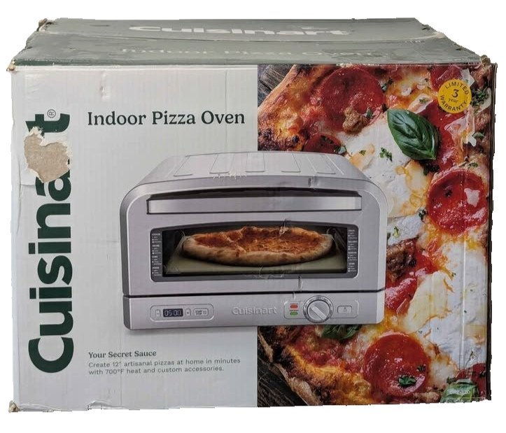 Cuisinart - Indoor Pizza Oven - Silver