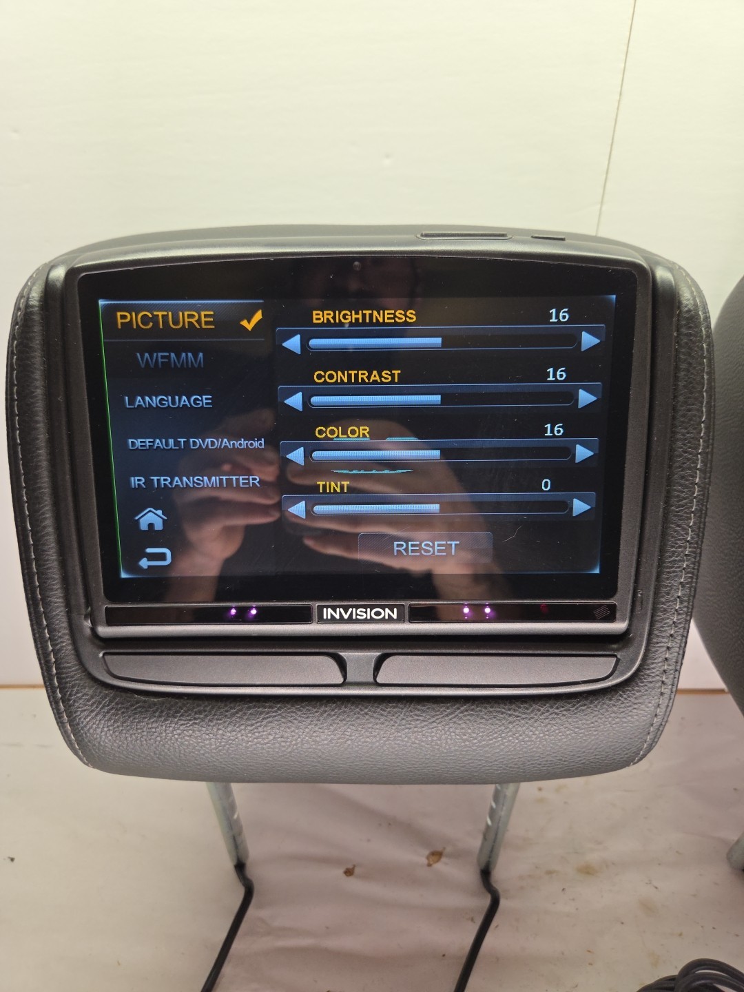 10-16 Land Rover Lr4 TOUCHSCREEN Headrest SCREEN Monitor DVD HDMI GAME USB