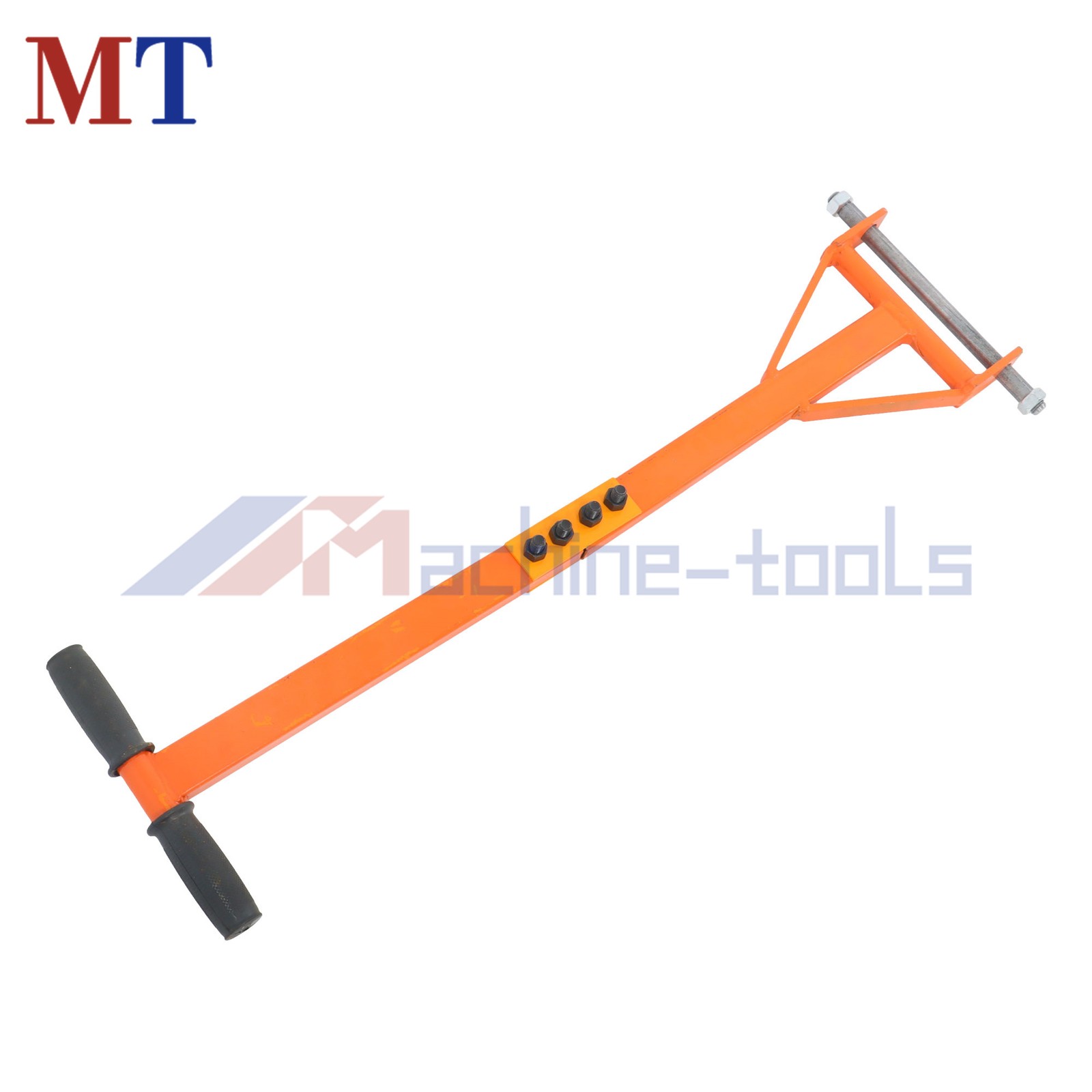 4 Pcs Heavy Duty Machinery Skates Dolly With Handle 6T/13200Lbs 360° Rotation