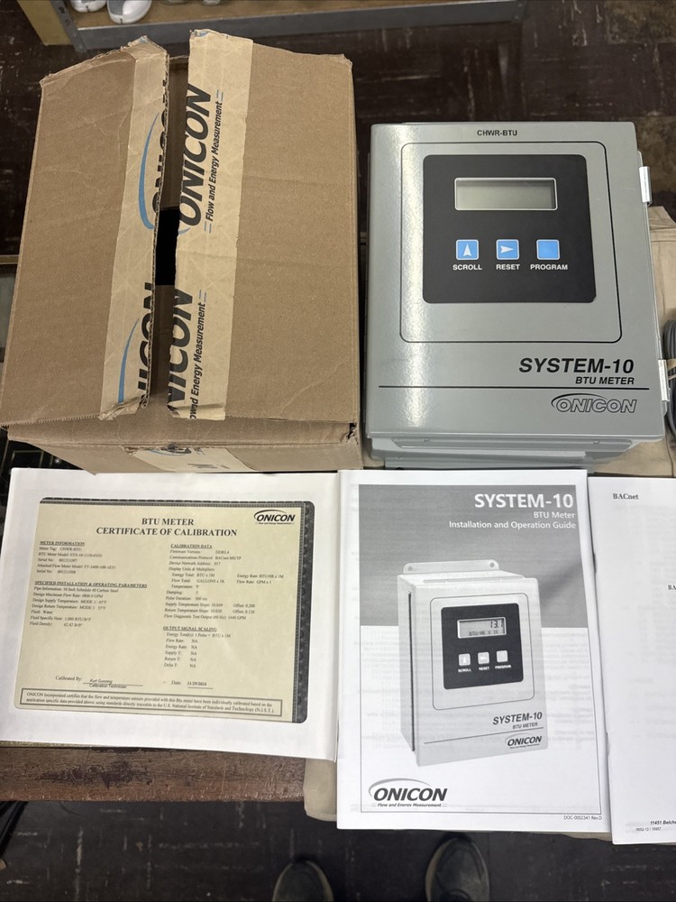 ONICON SYSTEM-10 BTU Meter Reader Controller