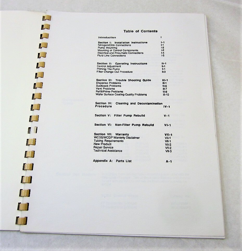 Millipore Wafergard Installation & Operating Instructions OM 165