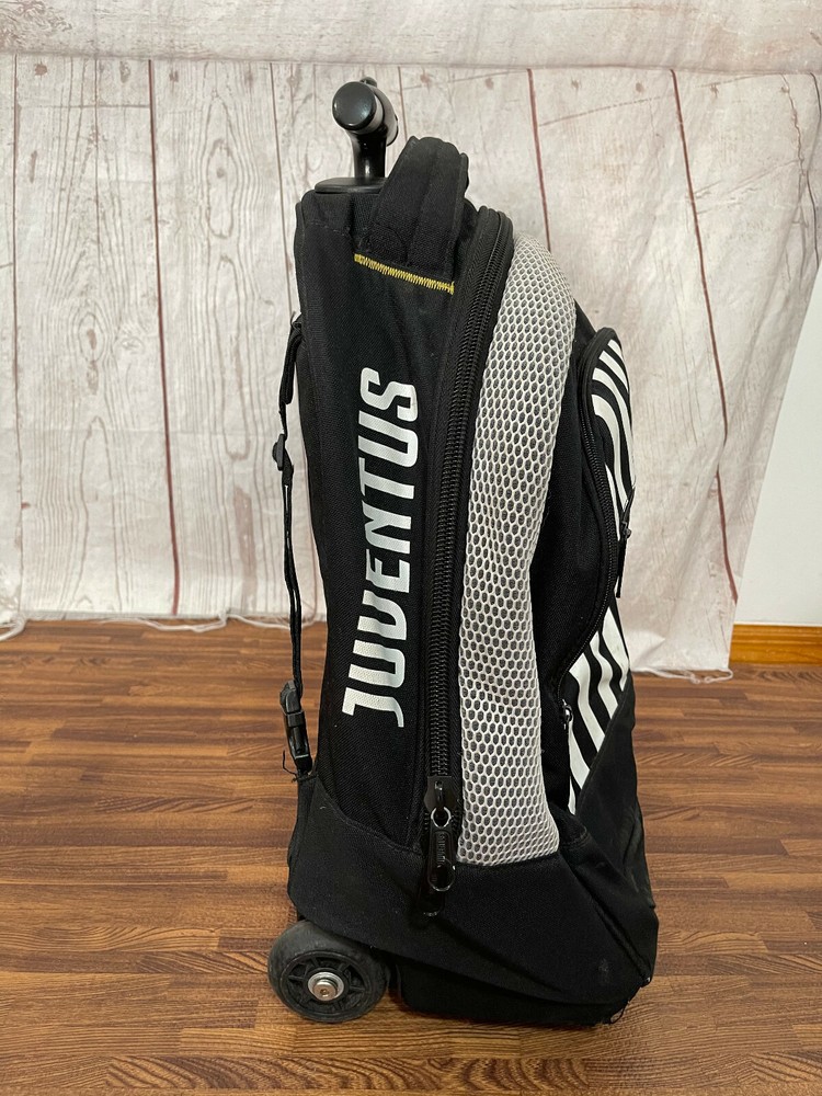FC Juventus Men’s Black Rolling Trolley School Backpack
