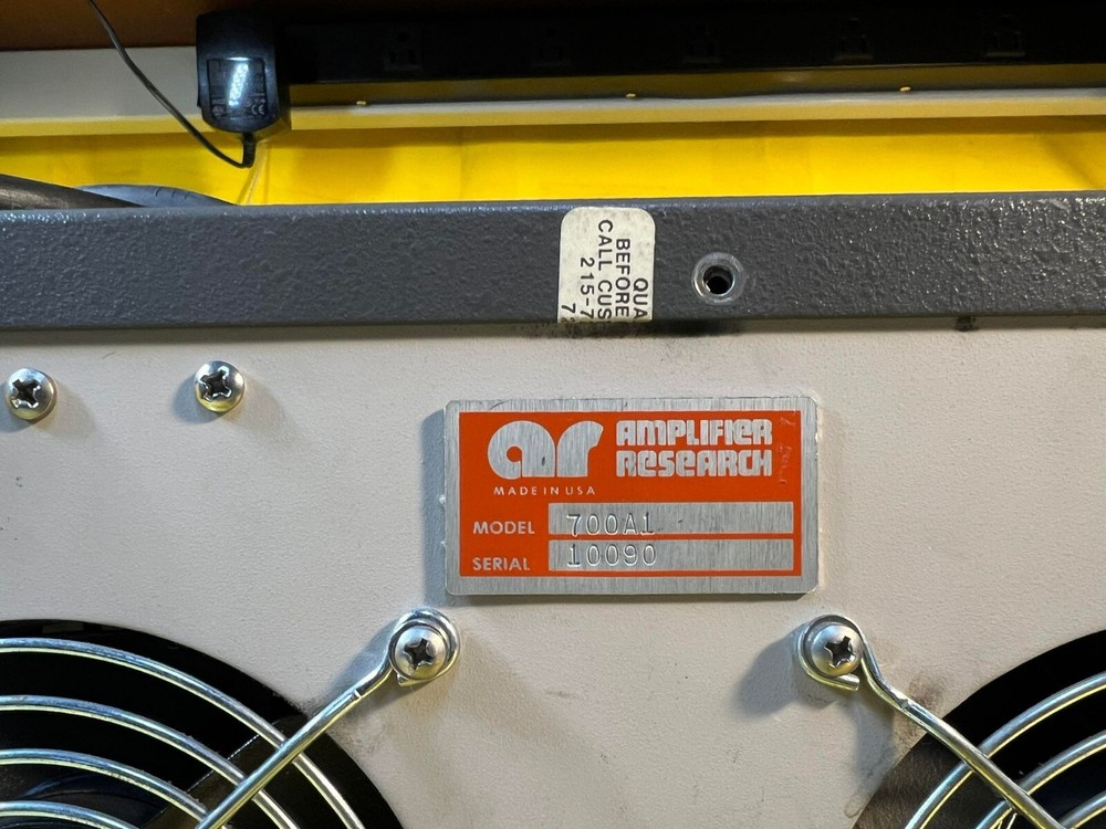 Amplifier Research 700A1 700W RF Solid State High Power Amplifier 1000Mhz