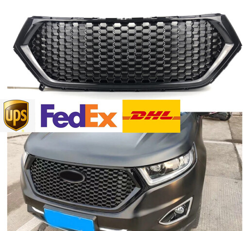 For Ford Edge 2015-2018 front bumper Honeycomb Mesh Grill grille