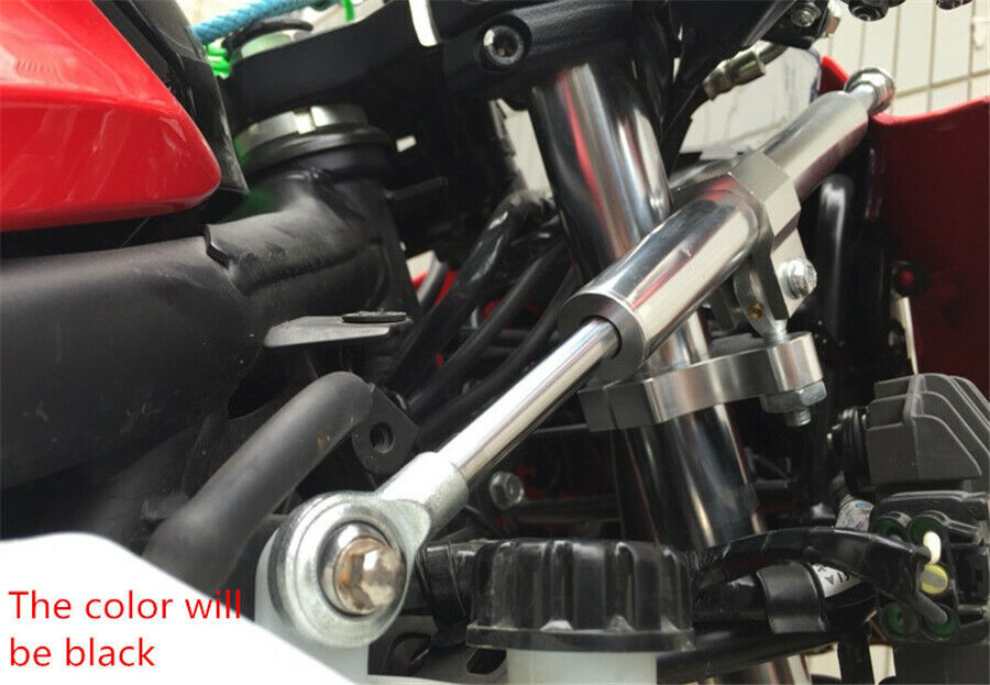 330mm Adjustable Motorcycle Universal Aluminum Steering Damper Stabilizer Linear