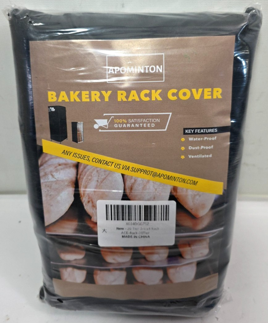Bread Rack Cover 20 tier Sheet Bun Pan Rack Cover Commercial