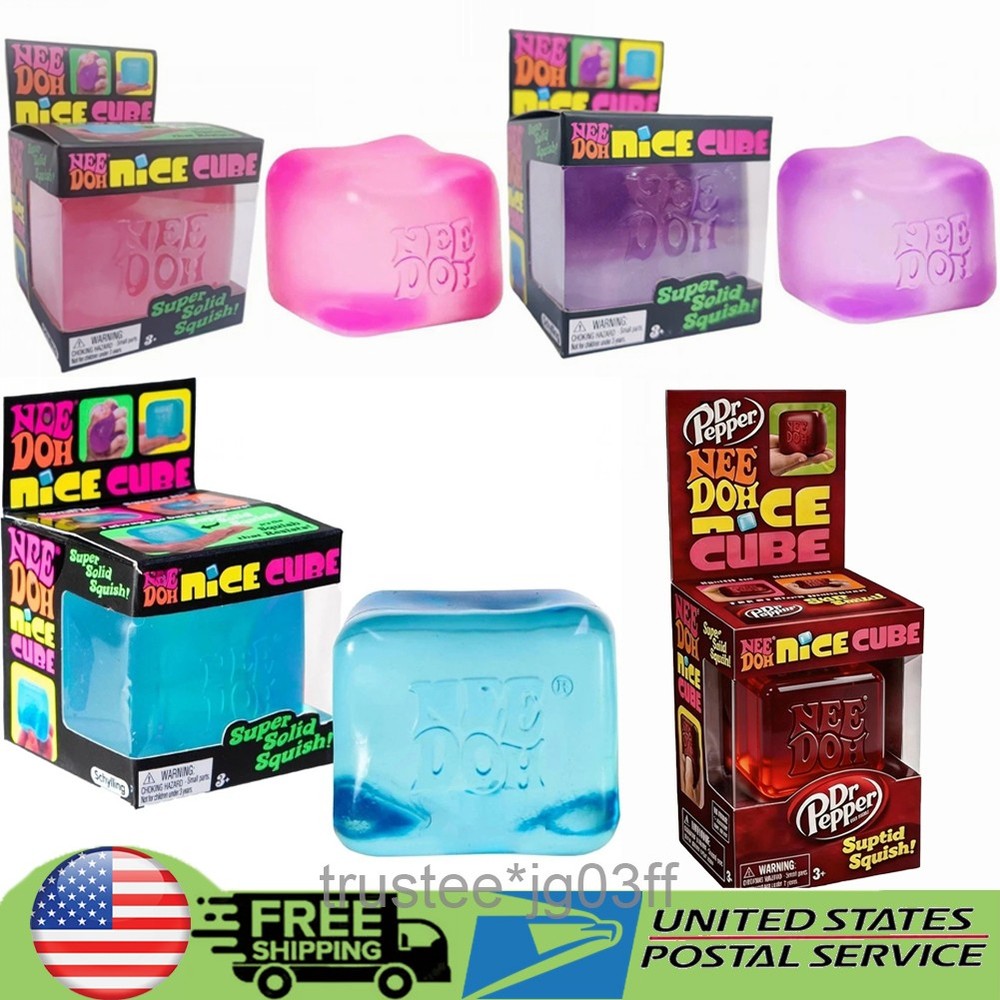 NeeDoh Nice Cube/Limited Edition Dr Pepper Nice Cube Suptid Squish Stress Relief