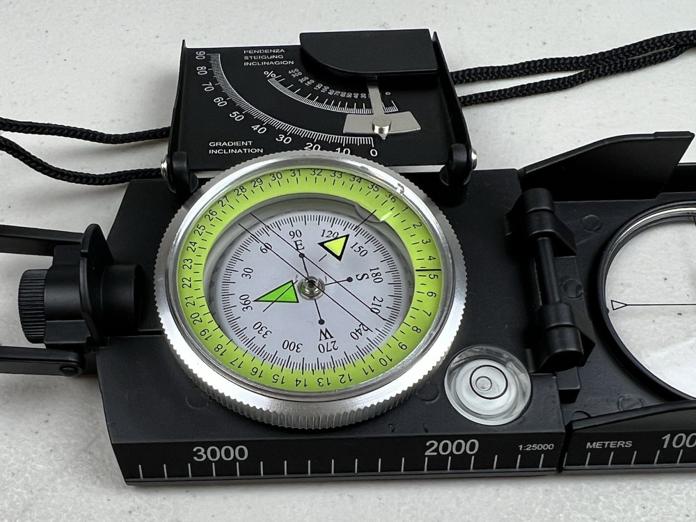 Justech Compass with Magnetic Compass Needle and Inclinometer, High Precision