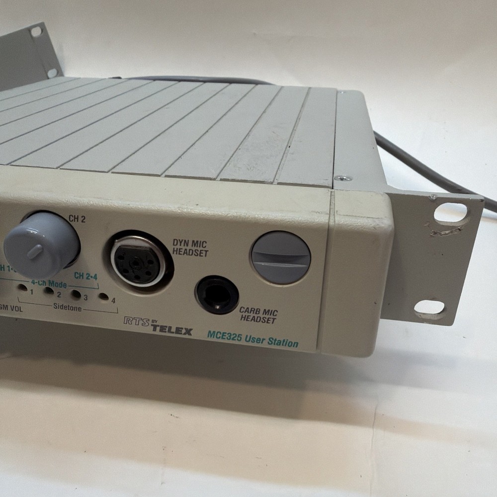 RTS Telex MCE-325 Programmable 2 to 4 Channel Intercom User Station