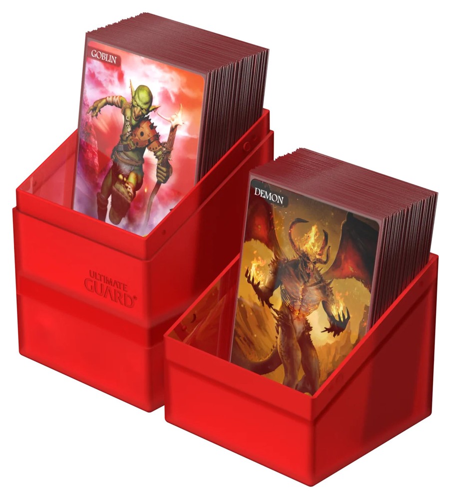 1 Ultimate Guard Boulder'N'Tray Ruby 100+ Deck Case