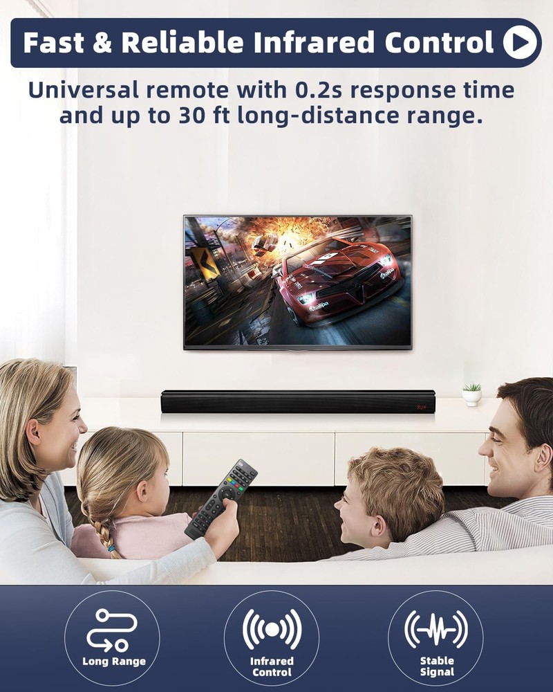 Universal TV Remote Control Compatible Remote,