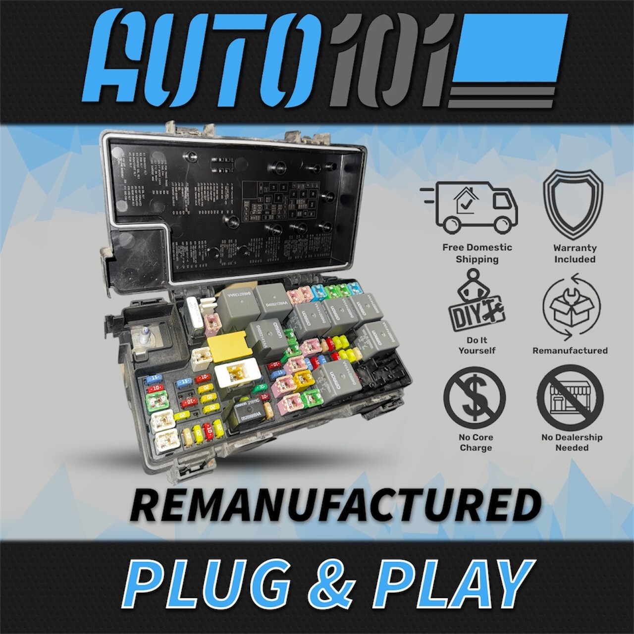 ✅ PROGRAMMED 2015-2020 Dodge Grand Caravan TIPM Fuse Box PLUG&PLAY 68239606