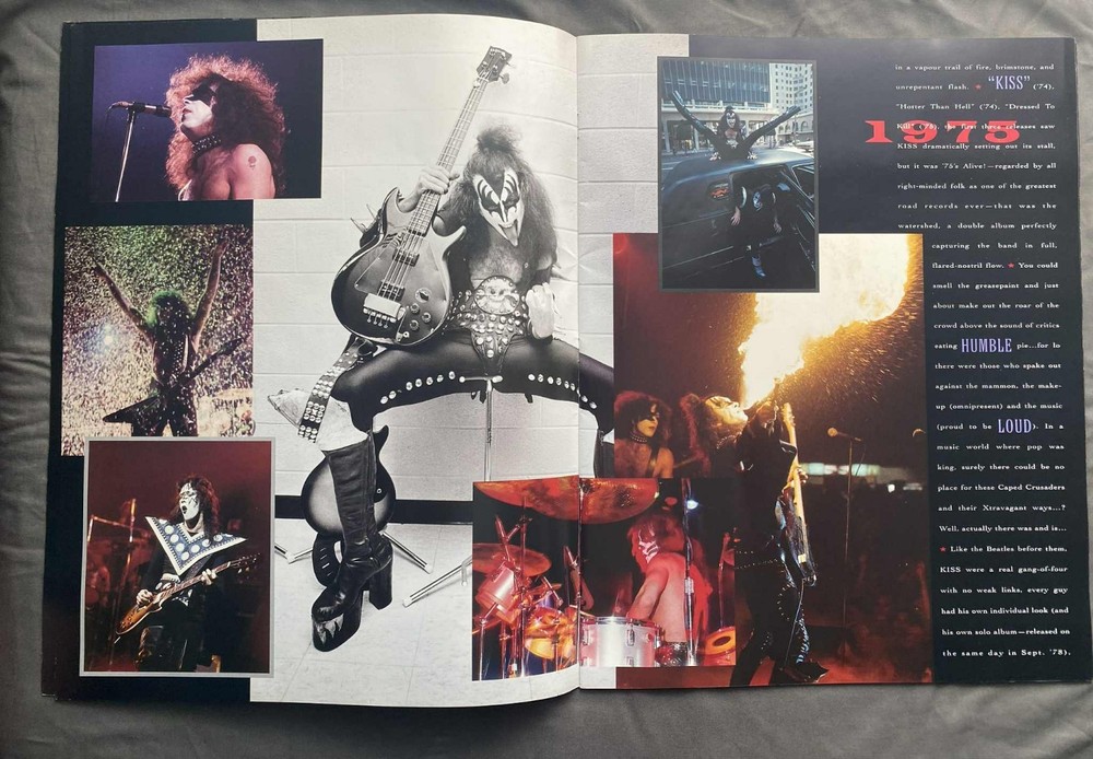 KISS Alive/Worldwide Tour 1996-97 Program featuring the Original members