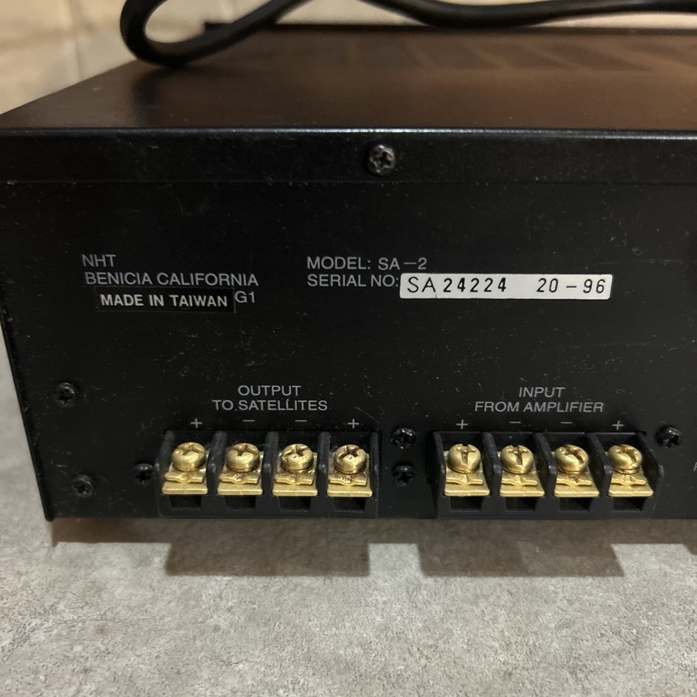 NHT SA-2 Power Amplifier, READ DESCRIPTION