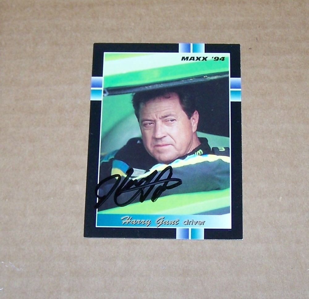 Harry Gant Signed Autograph Card   H3