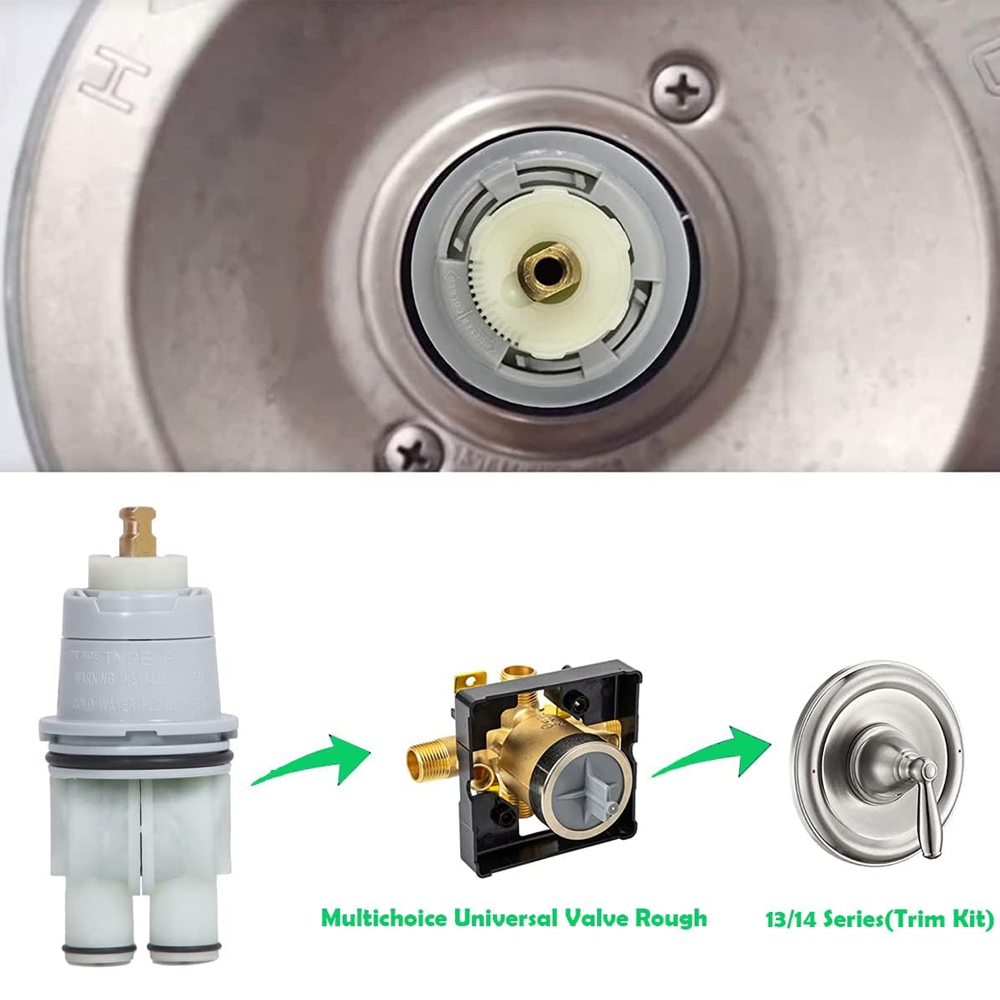 Delta Genuine Replacement Cartridge for 13 & 14 Series Tub/Shower Valves RP46074