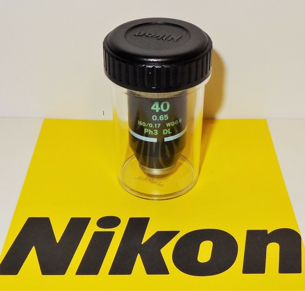Nikon CF Achromat DL 40X Phase Microscope Objective For YS100