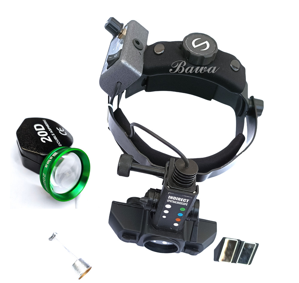 Binocular INDIRECT OPHTHALMOSCOPE Wireless Rechargeable Optometry LED