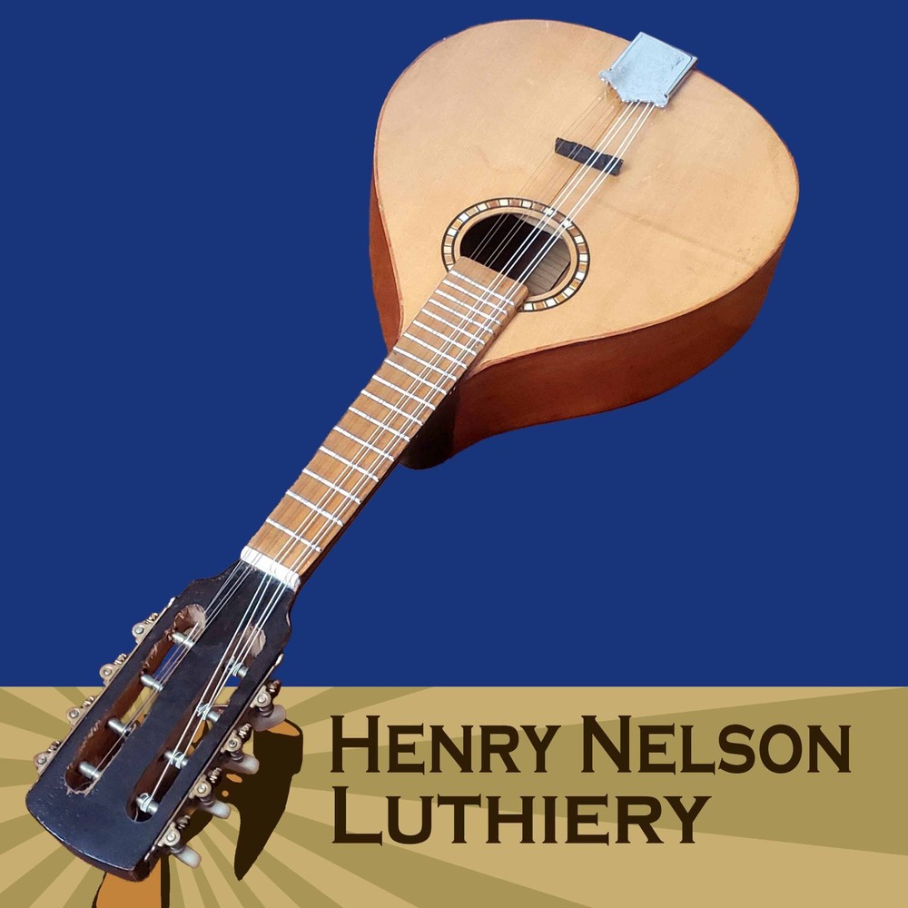 Handmade Spanish-type Flat Top Mandolin, Solid Wood Luthier Setup, GigBag, Video