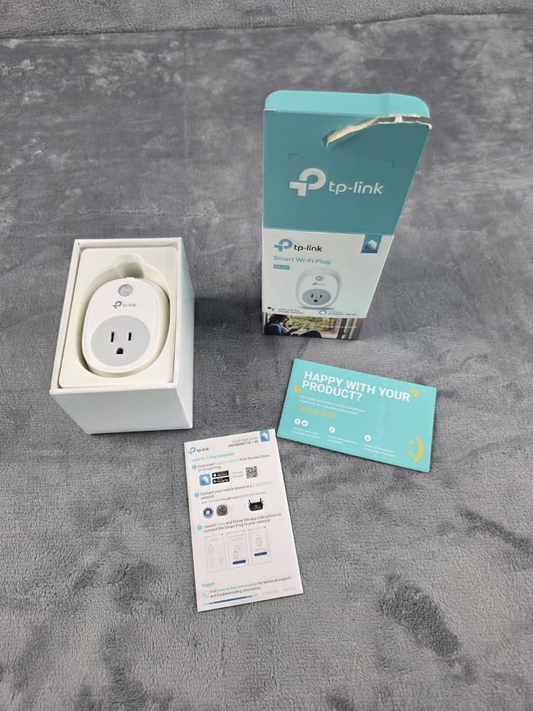 TP-Link HS100 Wi-Fi Smart Plug Kit - Twin Pack Open Box