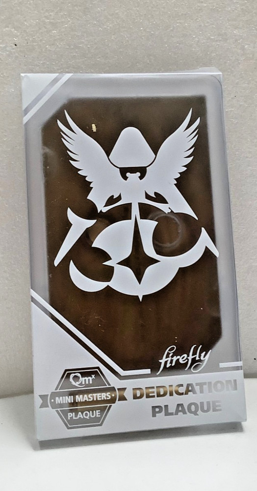 FIREFLY Loot Crate DEDICATION PLAQUE QM MINI MASTERS NIB MINT!