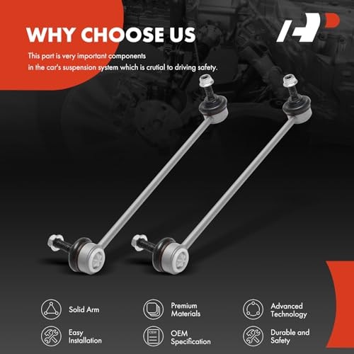 2 x Front Sway Bar Links Stabilizer Bar Links, Compatible with Mini Cooper