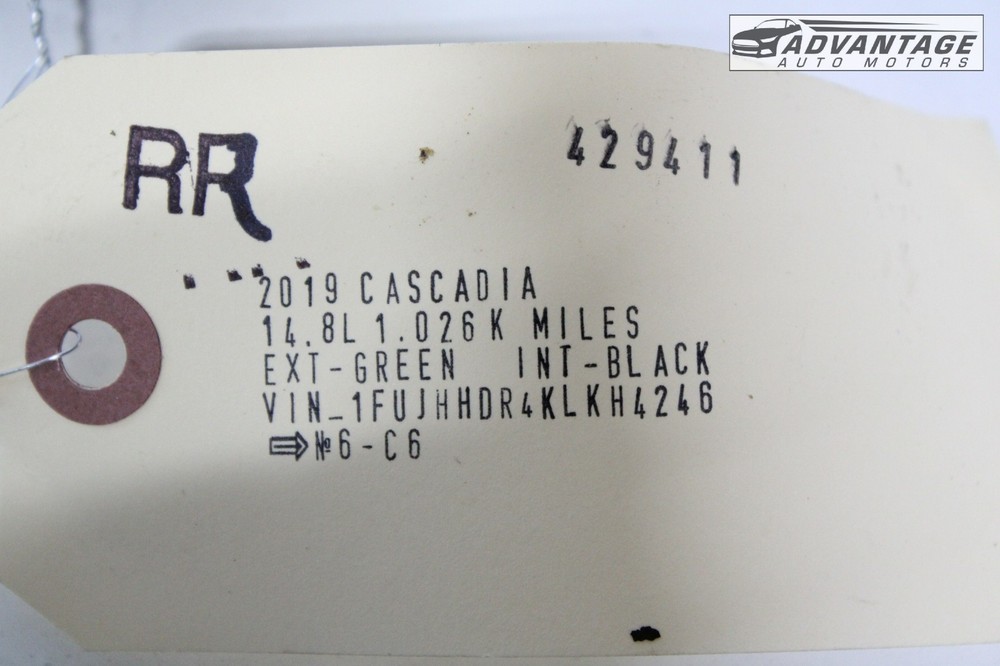 17-24 FREIGHTLINER CASCADIA 126 REAR RIGHT UPPER BED SLEEPER BUNK BRACKET OEM