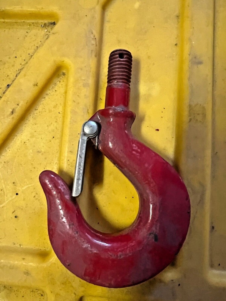 Self-Locking 9/16" THREAD Chain Hook for Overhead Lift